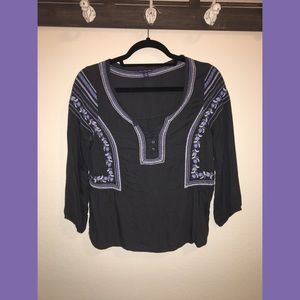 Floral Three Quarter Sleeve